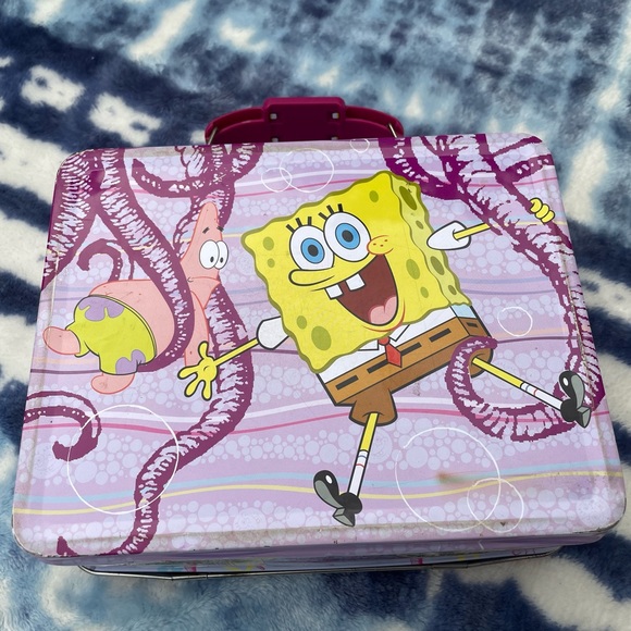2011 SpongeBob Squarepants & Patrick Collectable Wonder Of The Sea Tin Lunch Box - Picture 7 of 11